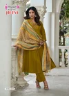 Hetvi Vol 1 By Mystic 9 Gajji Silk Kurti With Bottom Dupatta